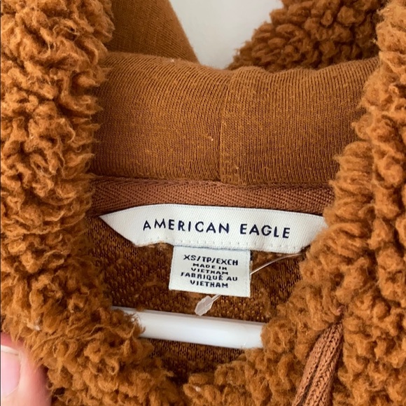 American Eagle Sherpa Hoodie - Picture 2 of 3